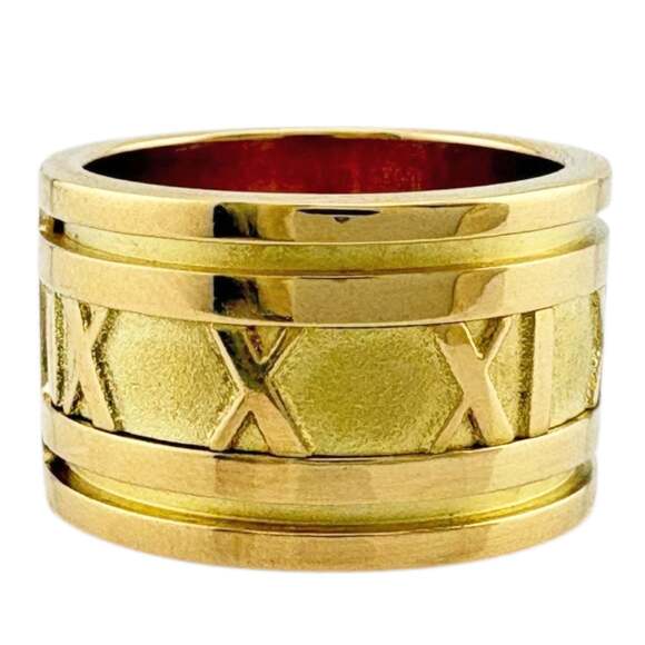 Pre-owned Tiffany Atlas Wide Ring, 18k gold, for women, TIFFANY & Co. - Picture 6 of 8